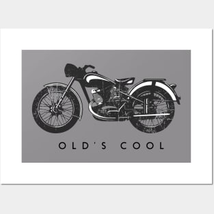 Old is cool this my Motorcycle Posters and Art